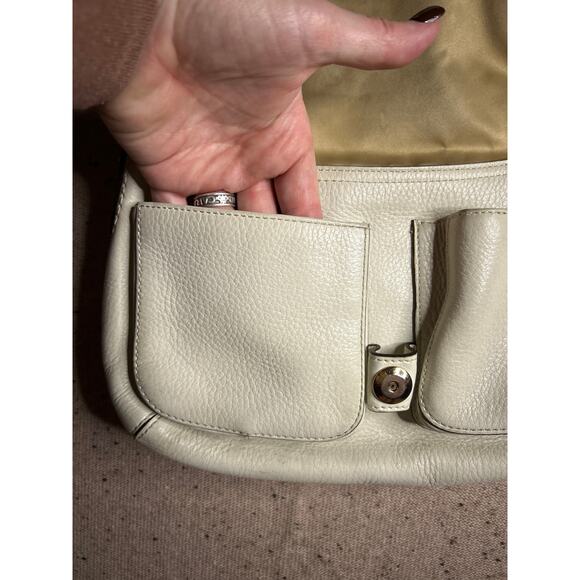 Vintage Coach SoHo Buckle Bag Cream Brown Y2K - Picture 13 of 16